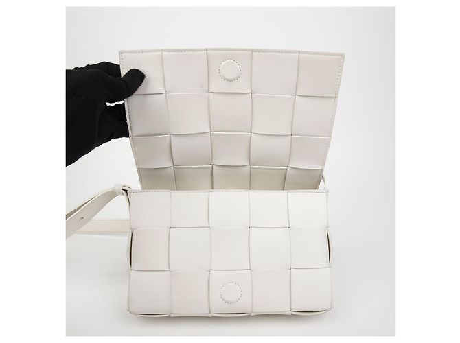 Bottega Veneta Bolso cruzado Cassette Blanco - vista 11