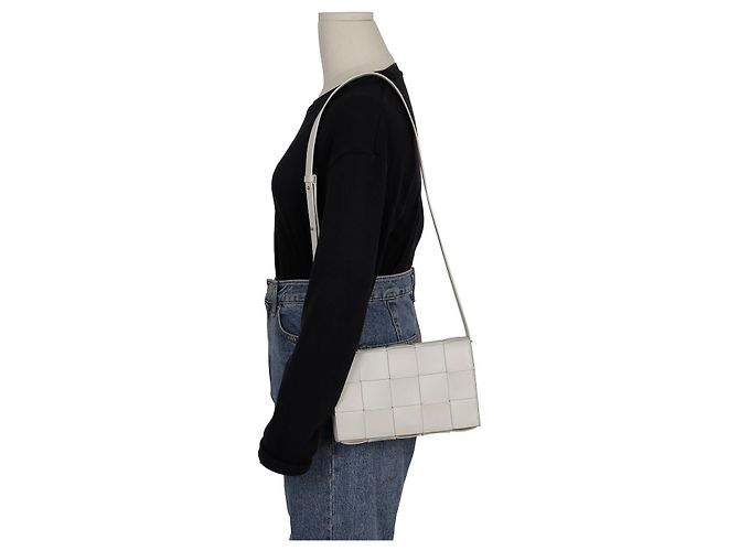 Bottega Veneta Bolso cruzado Cassette Blanco - vista 14