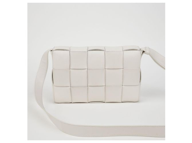 Bottega Veneta Bolso cruzado Cassette Blanco - vista 3