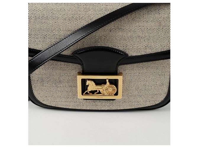 Céline Borsa a tracolla media Selkie Nero - vista 2