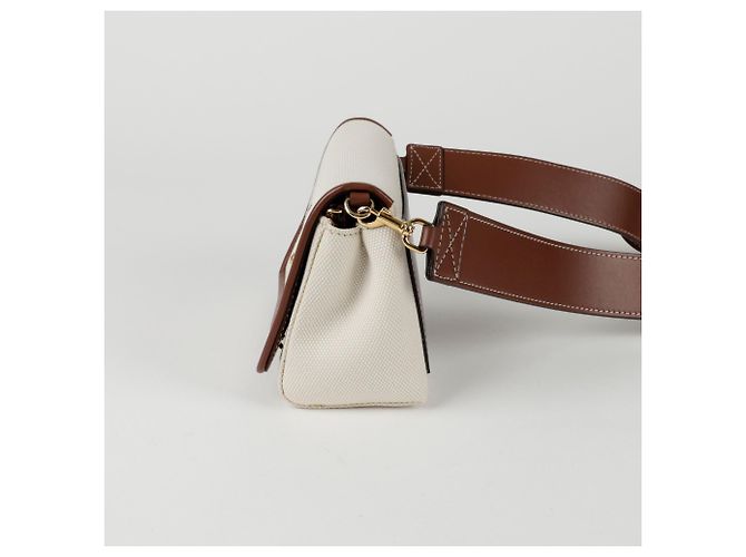 Burberry Borsa a tracolla Hosperi Small Bianco - vista 4