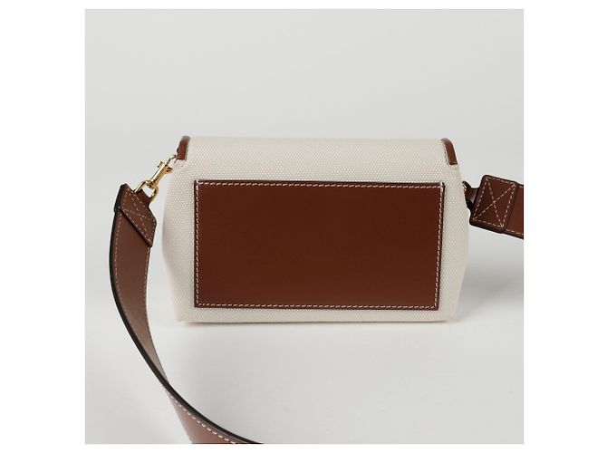Burberry Borsa a tracolla Hosperi Small Bianco - vista 5