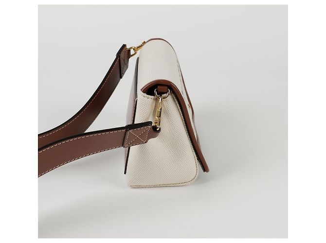 Burberry Borsa a tracolla Hosperi Small Bianco - vista 6