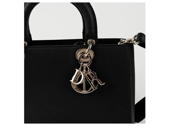 Dior Borsa a Spalla Lady De Sire MY ABC Medium Tote Nero - vista 2