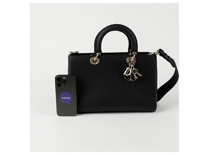 Dior Borsa a Spalla Lady De Sire MY ABC Medium Tote Nero - vista 9