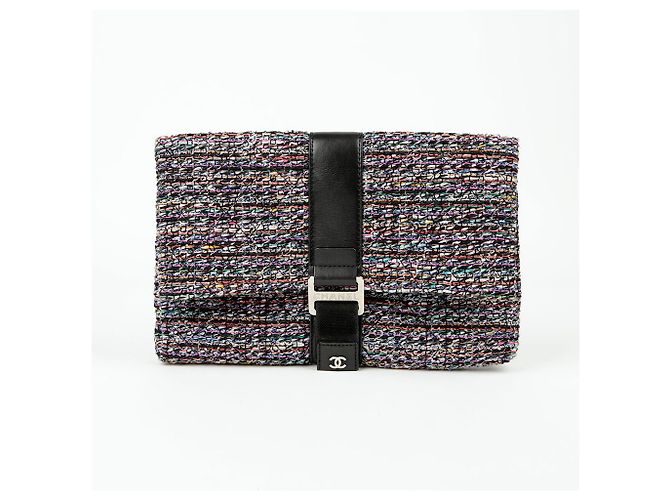 Chanel Clutch Flap Grip Multicolore - vista 2