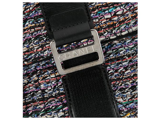 Chanel Clutch Flap Grip Multicolore - vista 4