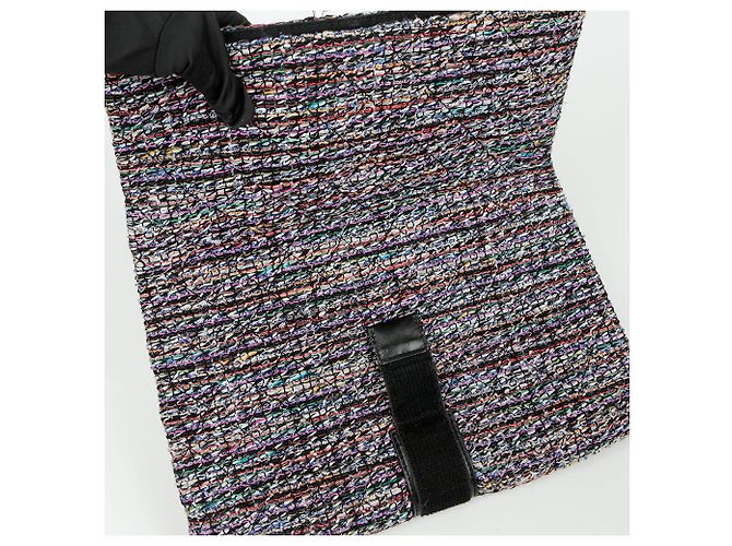 Chanel Clutch Flap Grip Multicolore - vista 9