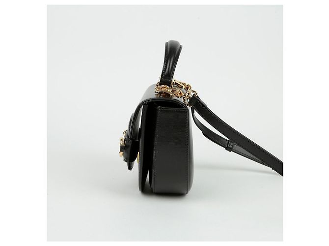 Gucci Borsa mini a mano Horsebit con manico e tracolla Nero - vista 5