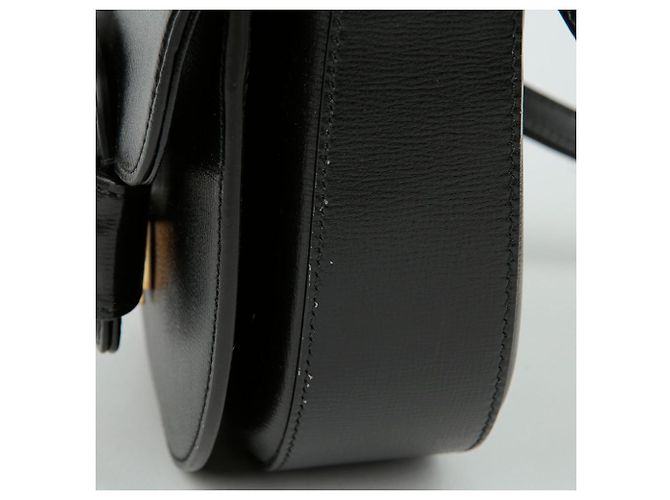 Gucci Borsa mini a mano Horsebit con manico e tracolla Nero - vista 6