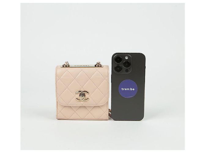 Trendy CC Chanel Borsa a spalla incrociata mini CC alla moda Rosa - vista 11
