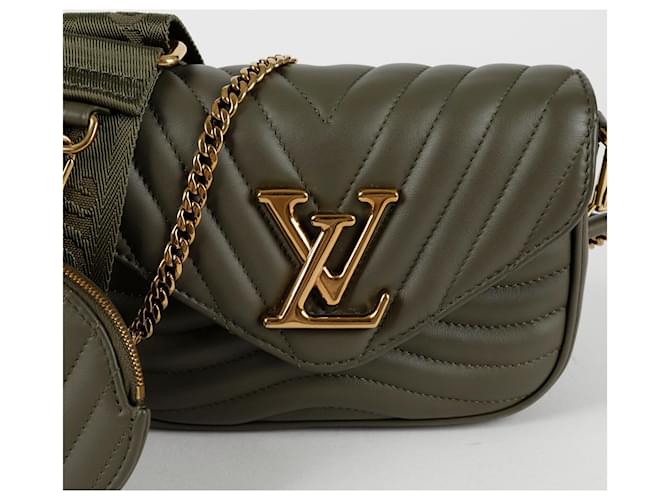 Louis Vuitton Borsa a tracolla Multi Pouch New Wave Marrone - vista 2