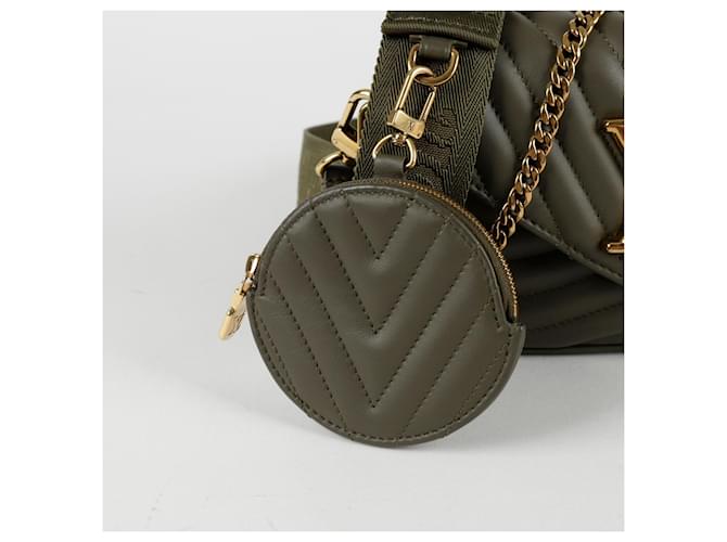 Louis Vuitton Borsa a tracolla Multi Pouch New Wave Marrone - vista 3
