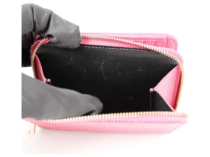 Saint Laurent Casa compacta alrededor de la billetera Rosa - vista 10