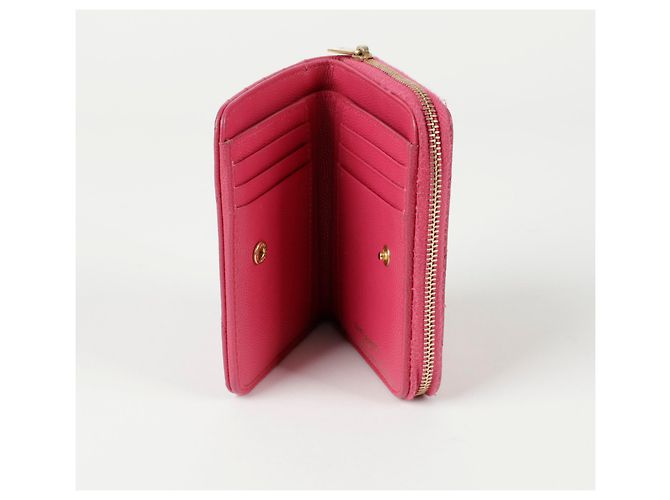 Saint Laurent Casa compacta alrededor de la billetera Rosa - vista 8