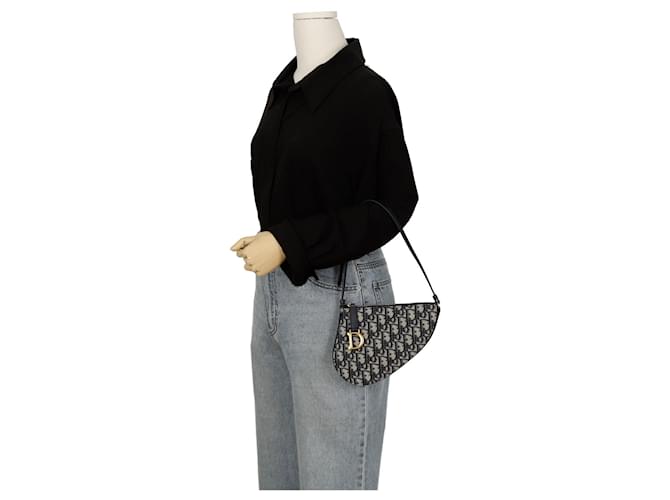Dior Pochette Saddle Rodeo Blu - vista 9