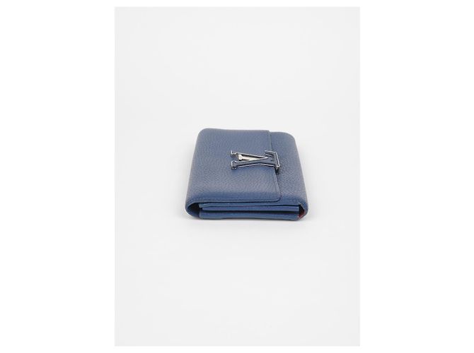Louis Vuitton Cartera Larga Capucines Azul - vista 5