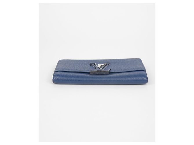 Louis Vuitton Cartera Larga Capucines Azul - vista 6