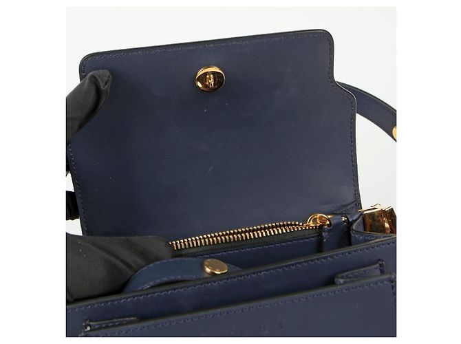 Marni Trunk Mini Umhängetasche Blau - Ansicht 10