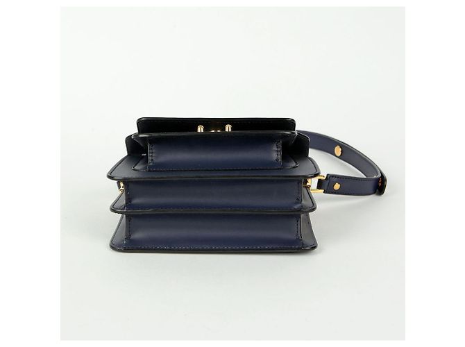 Marni Trunk Mini Umhängetasche Blau - Ansicht 6