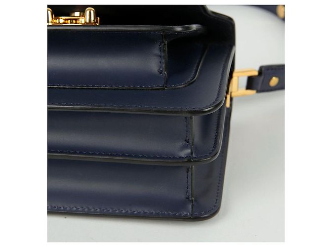Marni Trunk Mini Umhängetasche Blau - Ansicht 7