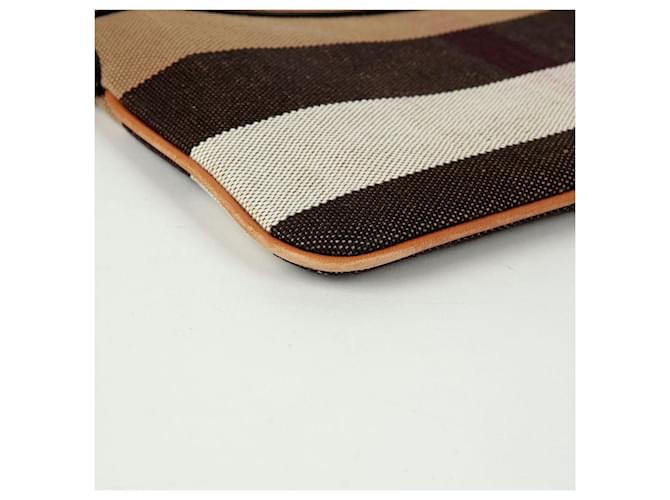Burberry Clutch Phaeton a tracolla Marrone - vista 10