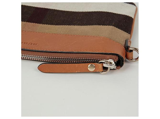 Burberry Clutch Phaeton a tracolla Marrone - vista 11