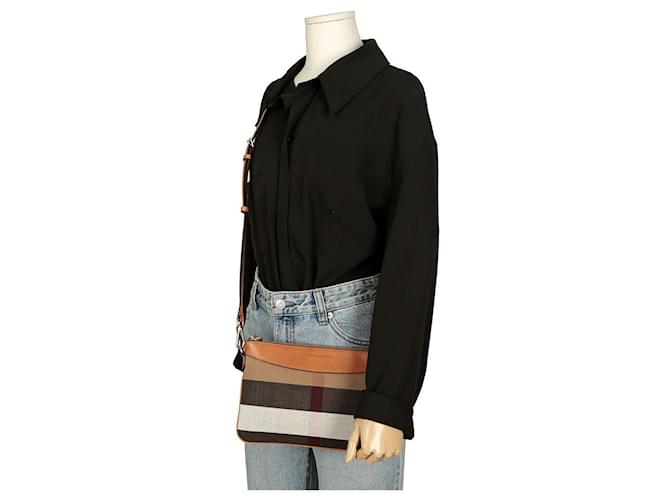 Burberry Clutch Phaeton a tracolla Marrone - vista 16