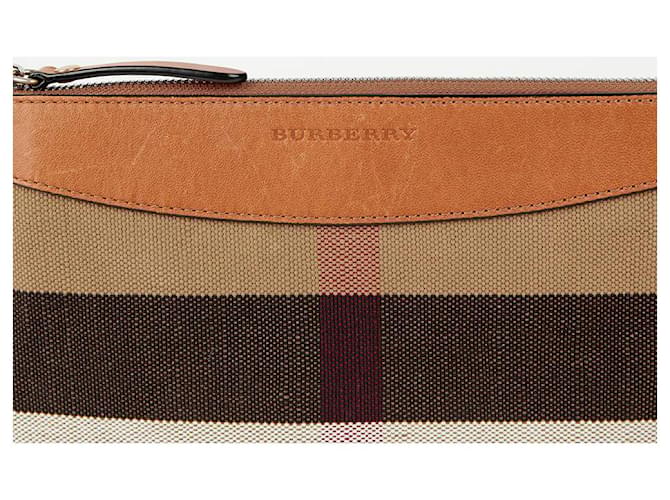 Burberry Clutch Phaeton a tracolla Marrone - vista 2