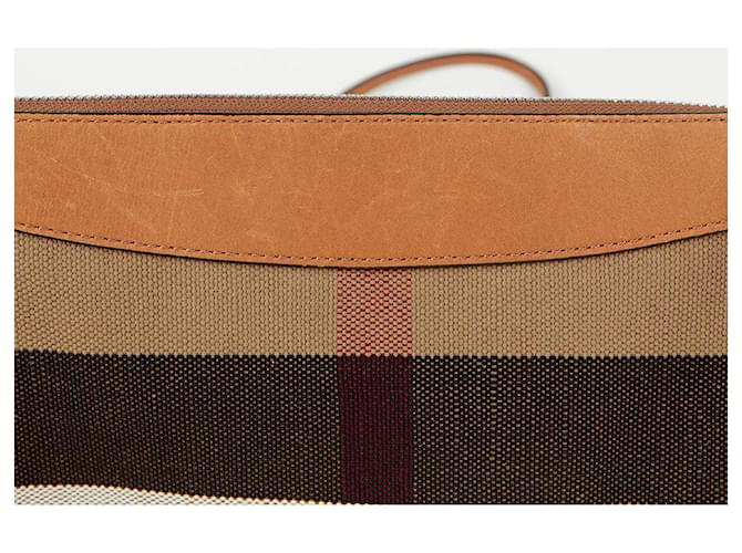 Burberry Clutch Phaeton a tracolla Marrone - vista 4