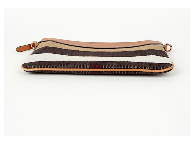 Burberry Clutch Phaeton a tracolla Marrone - vista 8