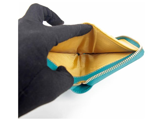 Salvatore Ferragamo Billetera bi-fold Gancini Verde - vista 11