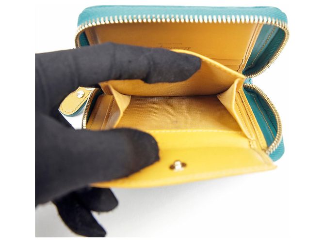 Salvatore Ferragamo Billetera bi-fold Gancini Verde - vista 12
