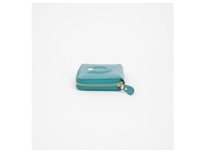Salvatore Ferragamo Billetera bi-fold Gancini Verde - vista 6