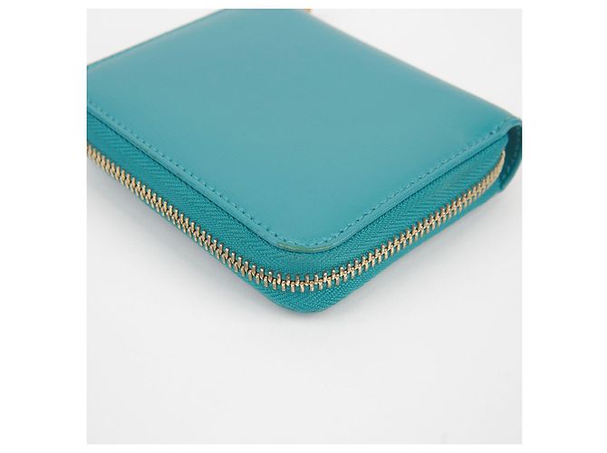 Salvatore Ferragamo Billetera bi-fold Gancini Verde - vista 8