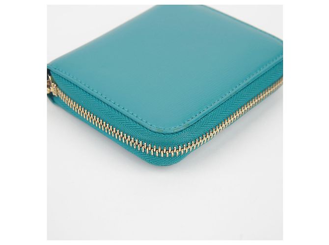 Salvatore Ferragamo Billetera bi-fold Gancini Verde - vista 9