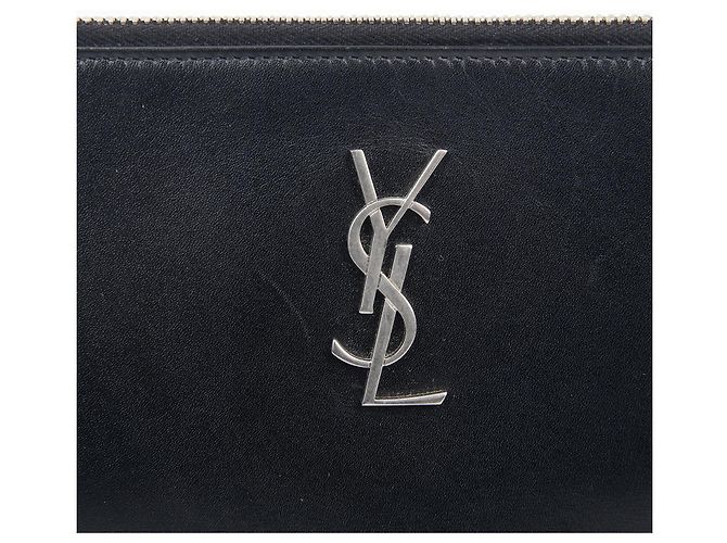 Saint Laurent Monogramm-Tablet-Tasche Schwarz - Ansicht 3