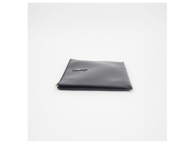 Saint Laurent Monogramm-Tablet-Tasche Schwarz - Ansicht 7