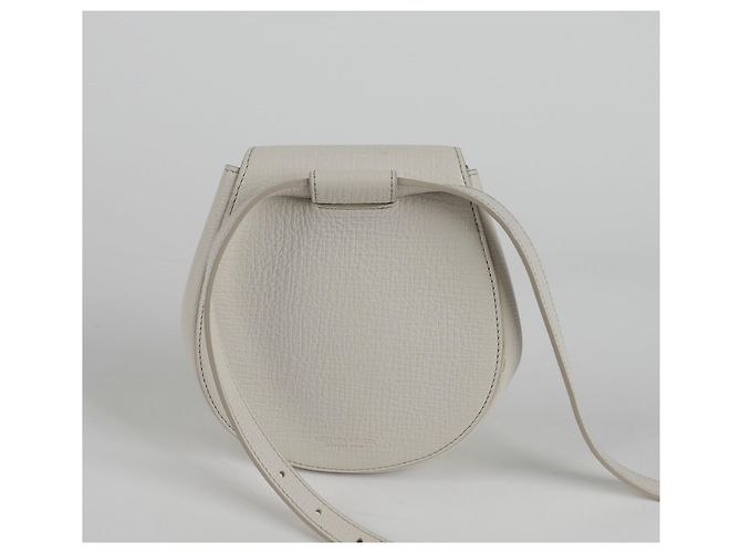 Bottega Veneta Borsa a tracolla in pelle Palmellato Bianco - vista 4