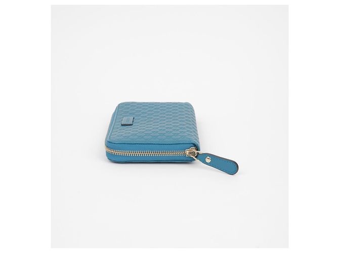 Gucci Cartera Larga Microshima Azul - vista 5