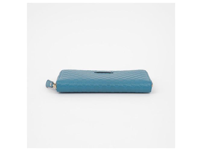Gucci Cartera Larga Microshima Azul - vista 6