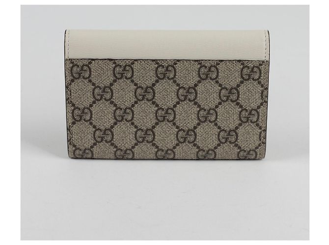 Gucci Tarjetero Horsebit Blanco - vista 2