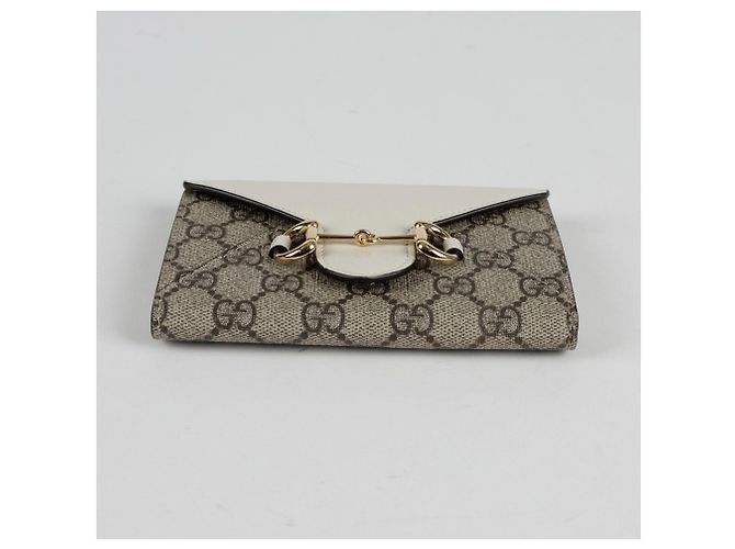 Gucci Tarjetero Horsebit Blanco - vista 4