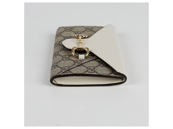 Gucci Tarjetero Horsebit Blanco - vista 5