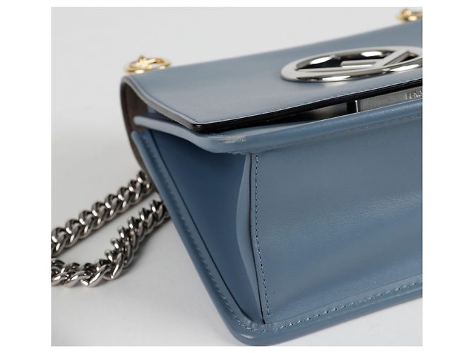 Fendi Borsa a tracolla piccola Kan Blu - vista 7