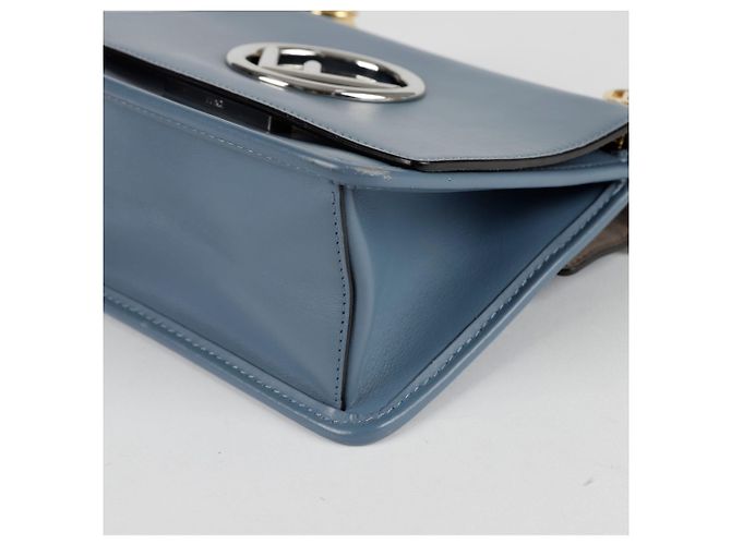 Fendi Borsa a tracolla piccola Kan Blu - vista 8