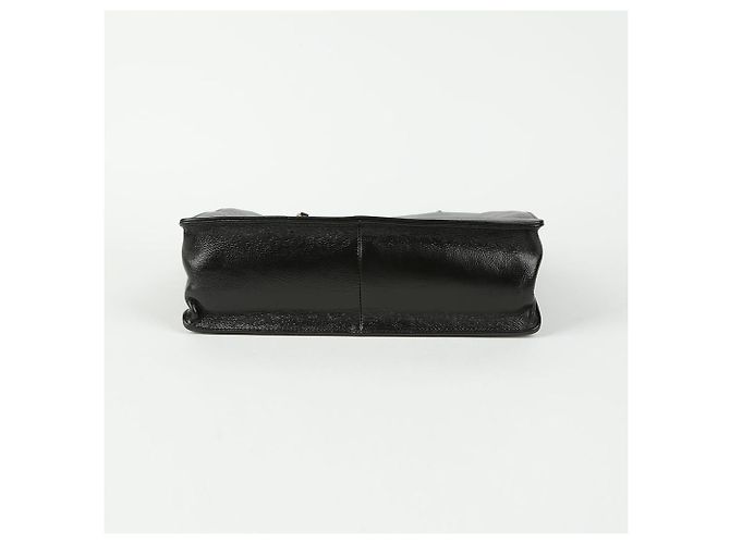 Chanel Borsa Shopper Tote con Logo CC da Spalla Nero - vista 6