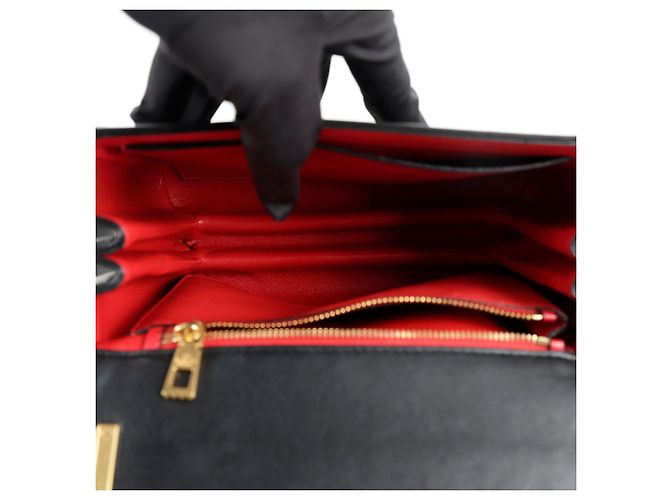 Valentino Bolsa transversal com logo e tachas Preto - vista 10