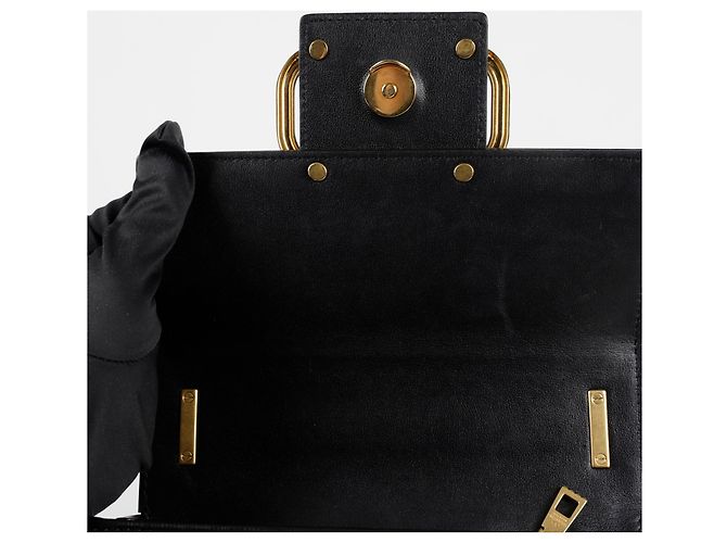 Valentino Bolsa transversal com logo e tachas Preto - vista 8