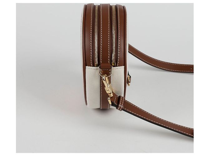 Burberry Borsa a tracolla Louis Round Shoulder Bianco - vista 3